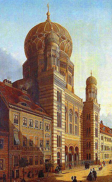 unknow artist Berlin-Synagoge in der Oranienburger Strabe Germany oil painting art